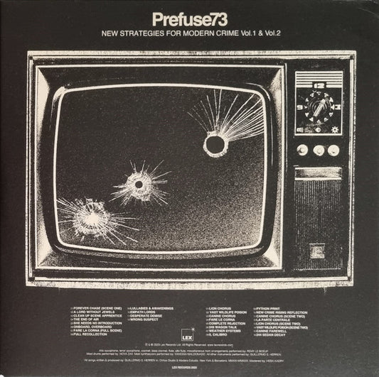 Prefuse73* - New Strategies For Modern Crime Vol. 1 & Vol. 2 (2xLP, Album, Comp, Gat)