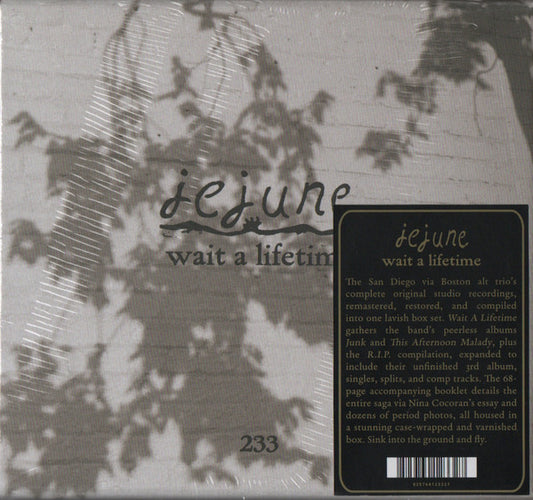 Jejune - Wait A Lifetime (CD, Album, RE, RM + CD, Album, RE, RM + CD, Album,)