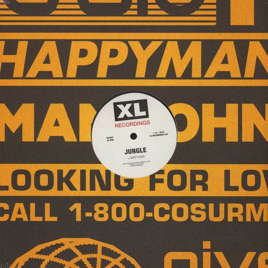 Jungle (12) - Happy Man / House In LA (12", Single)