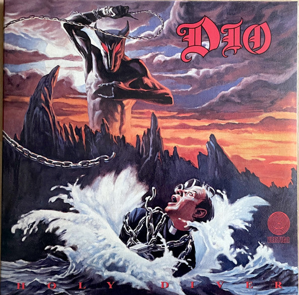 Dio (2) - Holy Diver (LP, Album, RE, RM)