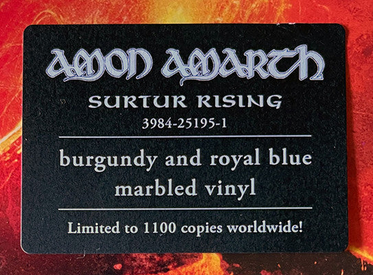 Amon Amarth - Surtur Rising (LP, Album, Ltd, RE, Bur)