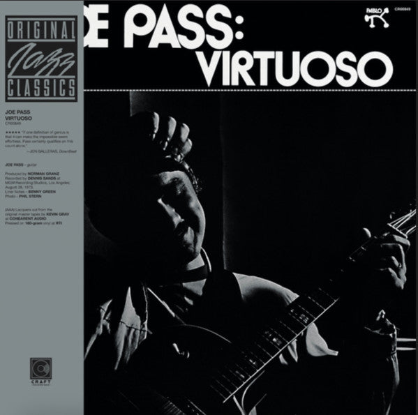 Joe Pass - Virtuoso (LP, Album, RE, 180)