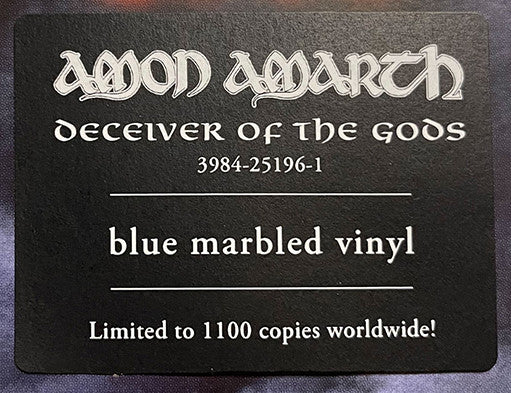 Amon Amarth - Deceiver Of The Gods (LP, Album, Ltd, RE, Blu)