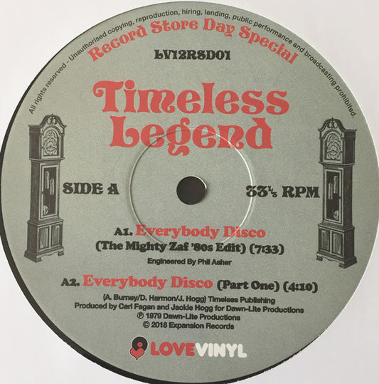 Timeless Legend - Everybody Disco (12", RSD, Ltd)