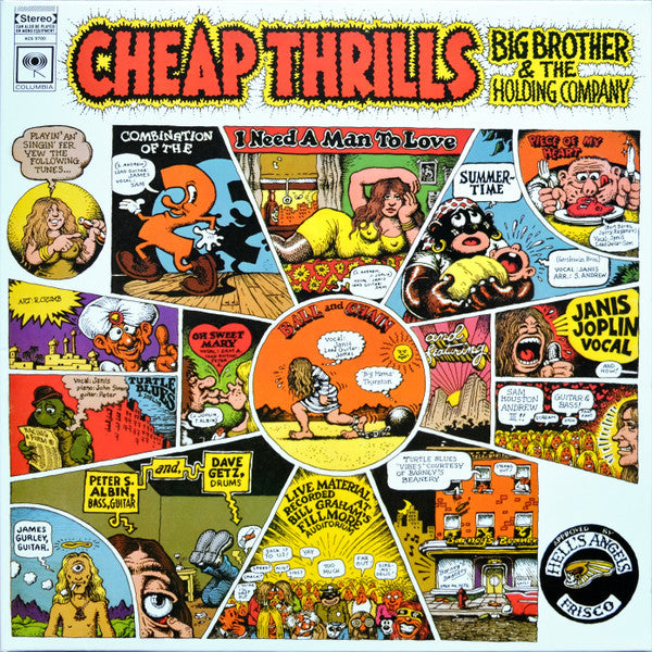 Big Brother & The Holding Company - Cheap Thrills (LP, Album, RE, Gat)