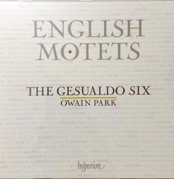 The Gesualdo Six / Owain Park - English Motets (CD, Album)