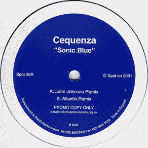 Cequenza - Sonic Blue (12", Promo)