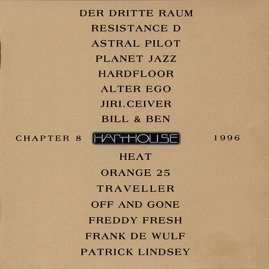 Various - Harthouse - Chapter 8 - 1996 (2xCD, Comp, Mixed)