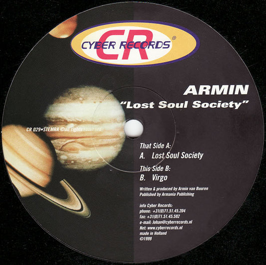 Armin* - Lost Soul Society (12")