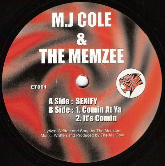 M.J Cole* & The Memzee* - Sexify (12")