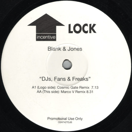 Blank & Jones - DJs, Fans & Freaks (12", Promo)