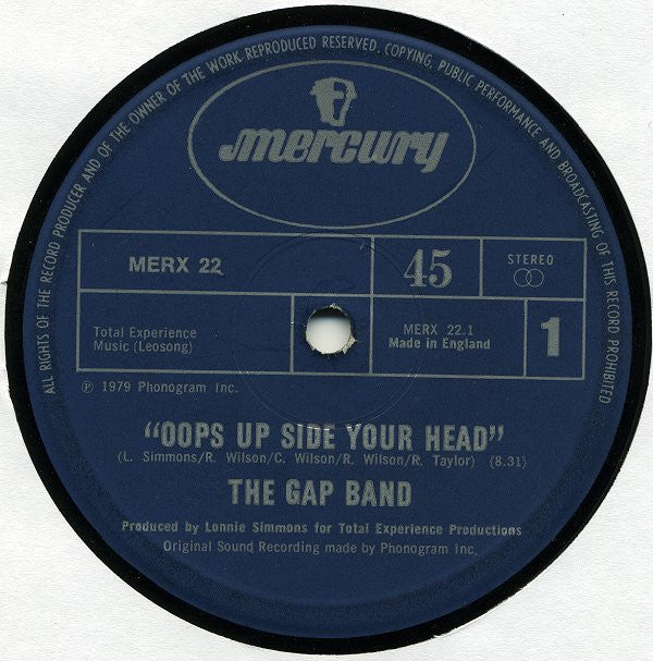 The Gap Band - Oops Up Side Your Head  (12", Single, 1st)
