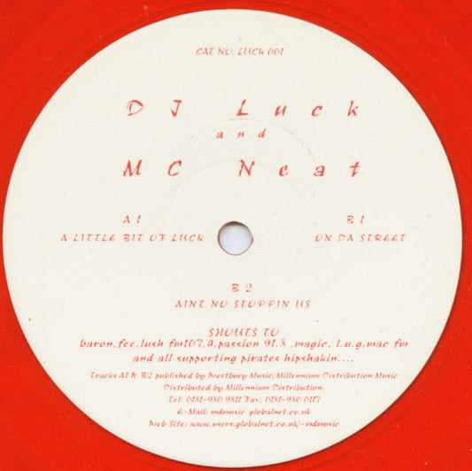 DJ Luck & MC Neat - Red Rose EP (12", Red)