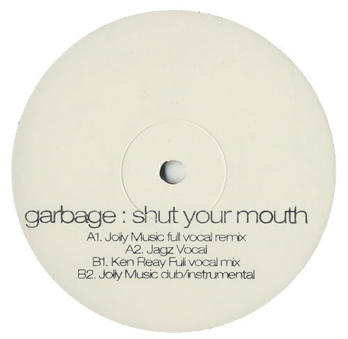 Garbage - Shut Your Mouth (12", Promo)