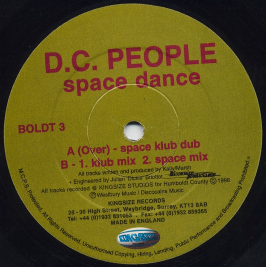 D.C. People - Space Dance (12")