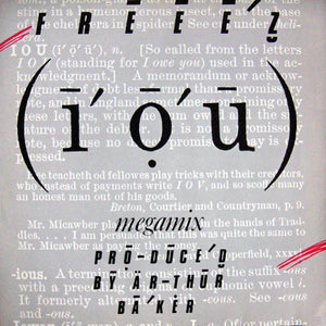 Freeez - I.O.U. (Megamix) (12", Single, Pic)