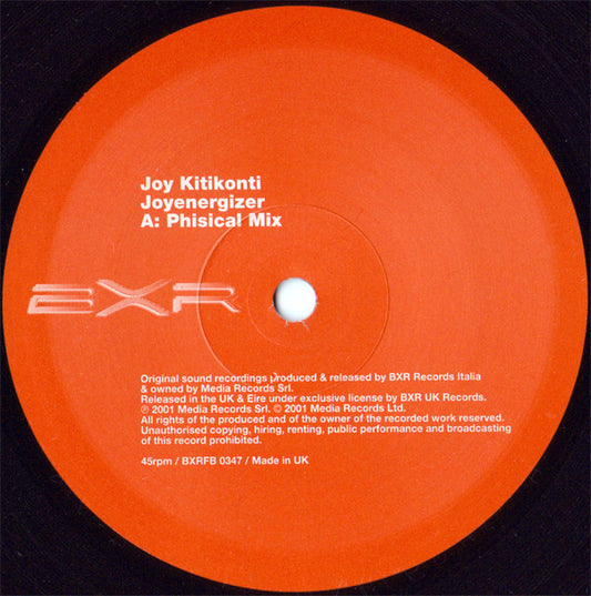 Joy Kitikonti - Joyenergizer (12", Par)