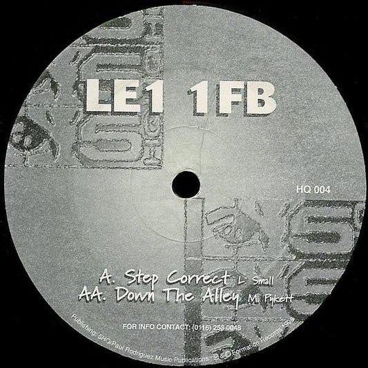 LE1 1FB - Step Correct / Down The Alley (12")