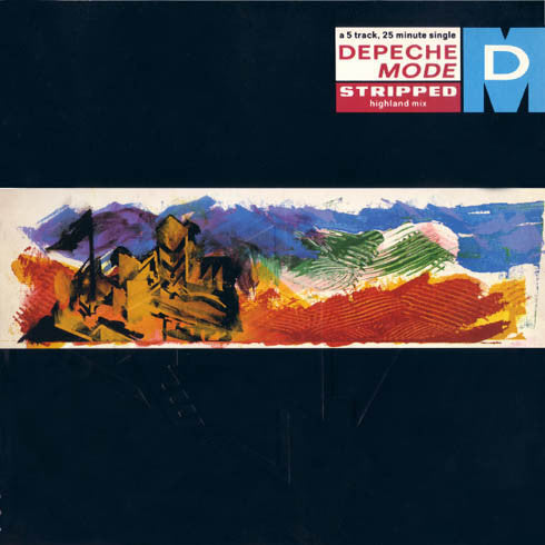 Depeche Mode - Stripped (Highland Mix) (12", Single, Emb)