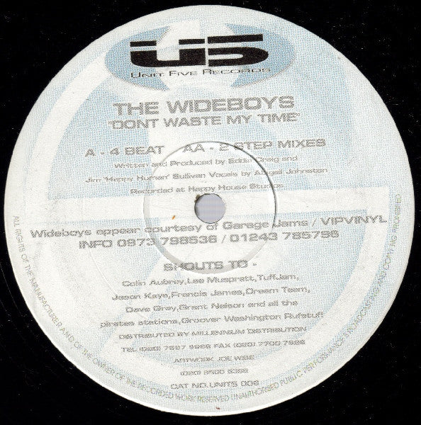 The Wideboys - Don't Waste My Time (12")