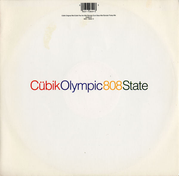 808 State - Cübik / Olympic (12", Single)