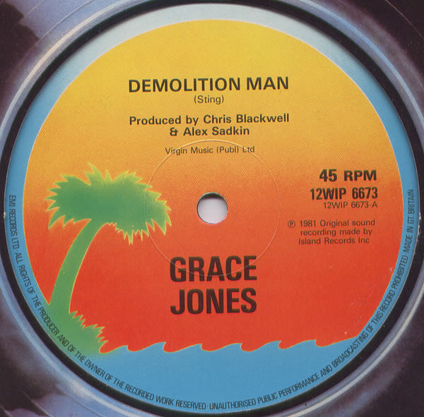 Grace Jones - Demolition Man (12")