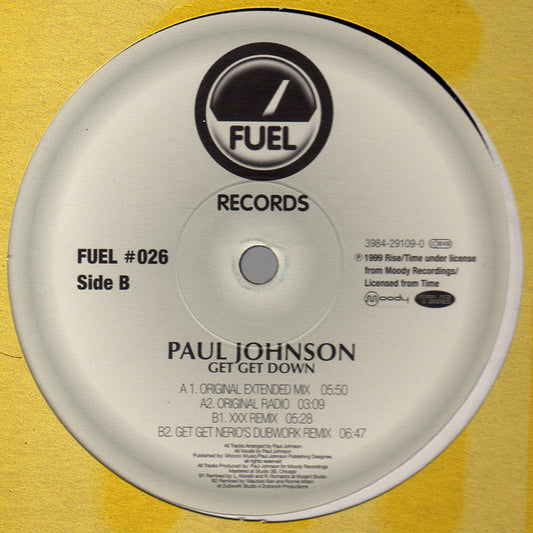 Paul Johnson - Get Get Down (12")