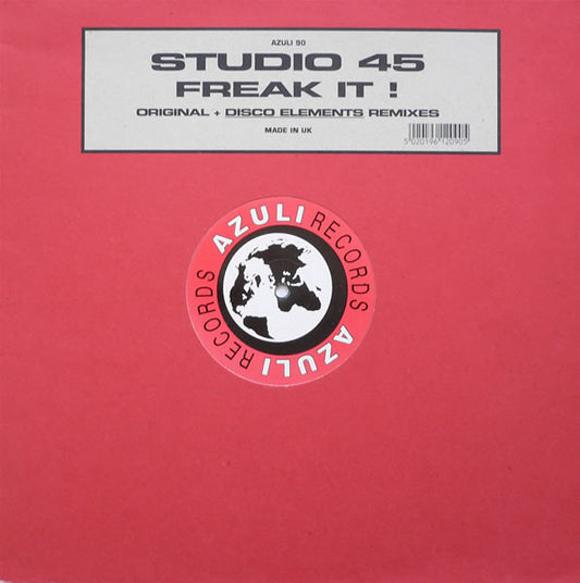 Studio 45 - Freak It ! (Original + Disco Elements Remixes) (12")