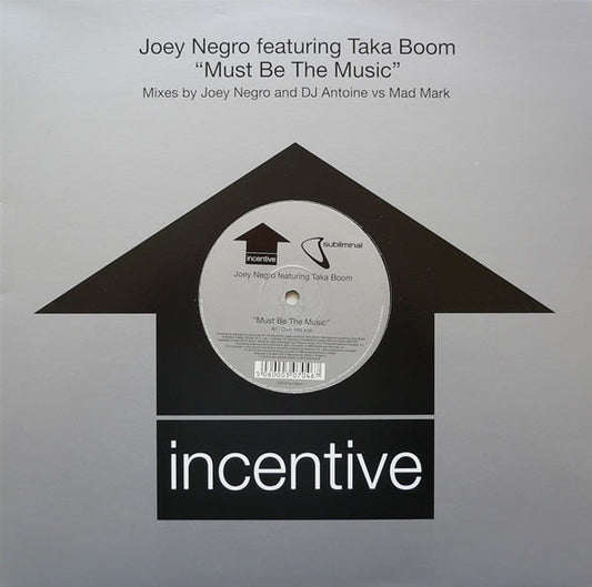 Joey Negro Featuring Taka Boom - Must Be The Music (12", Single)
