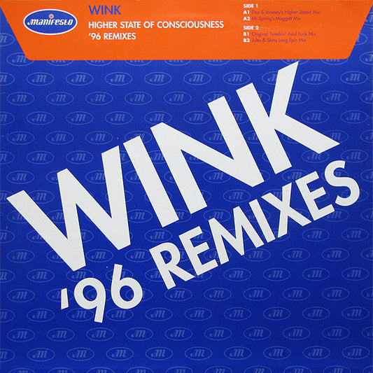 Wink* - Higher State Of Consciousness ('96 Remixes) (12", M/Print)