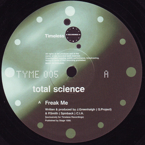 Total Science - Freak Me / Sophisticated Bitch (12")