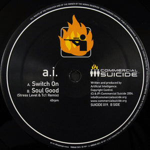 a.i.* - Switch On / Soul Good (Stress Level & Tc1 Remix) (12")