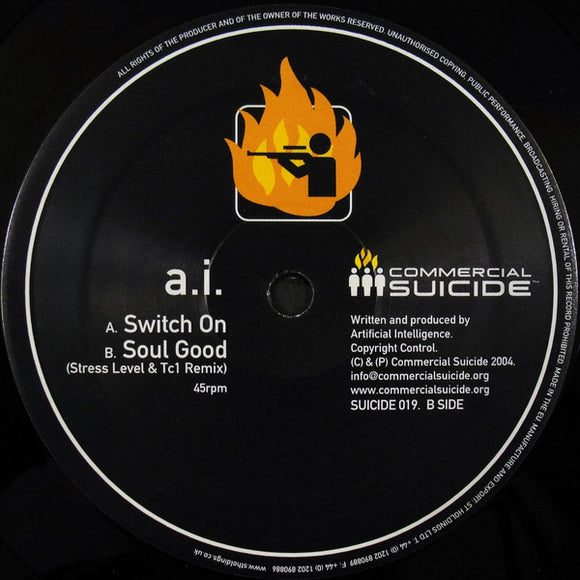 a.i.* - Switch On / Soul Good (Stress Level & Tc1 Remix) (12
