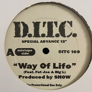 D.I.T.C. - Way Of Life (12", Promo)