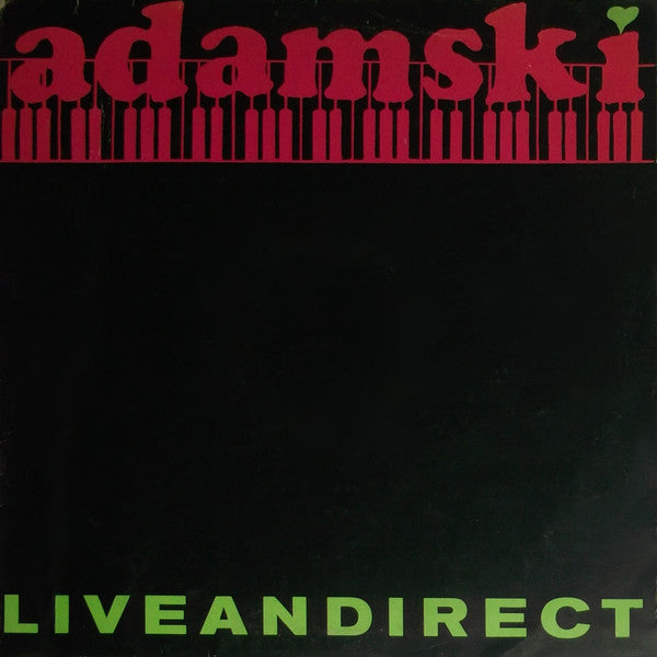 Adamski - Liveandirect (LP, Album)