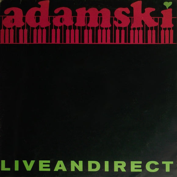 Adamski - Liveandirect (LP, Album)