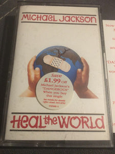 Michael Jackson - Heal The World (Cass, Single)