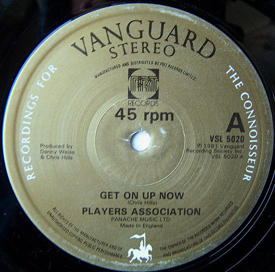 Players Association* - Get On Up Now / Let Your Body Go! (12