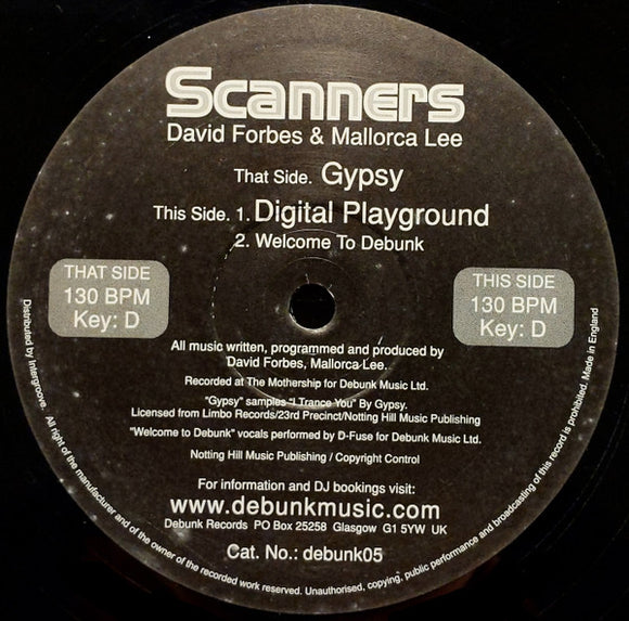 Scanners - Gypsy / Digital Playground (12