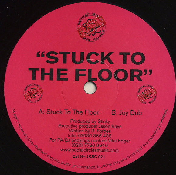 Sticky - Stuck To The Floor / Joy Dub (12