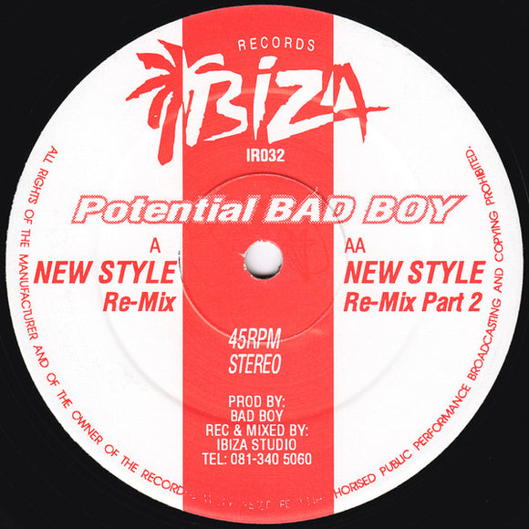 Potential Bad Boy - New Style (Re-Mixes) (12