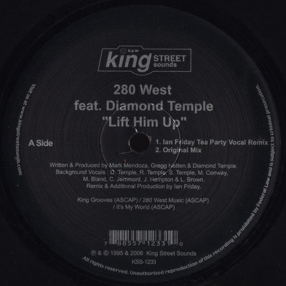280 West Feat. Diamond Temple - Lift Him Up (12