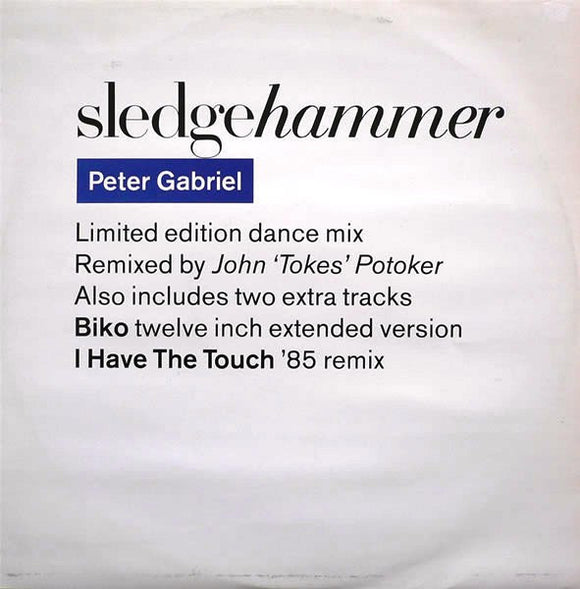 Peter Gabriel - Sledgehammer (Limited Edition Dance Mix) (12