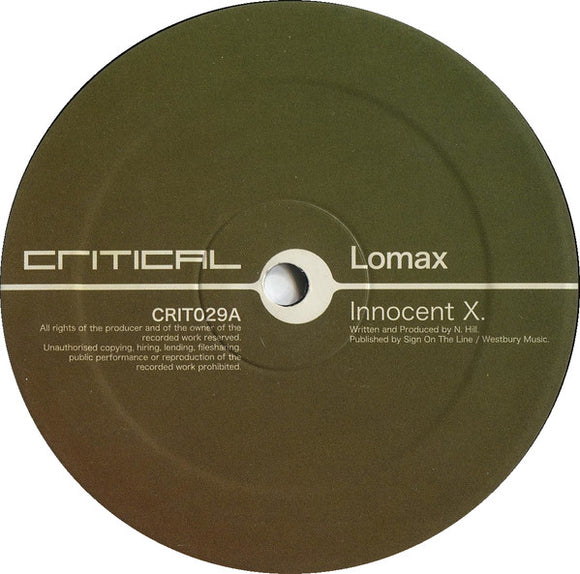 Lomax (2) - Innocent X / Trago Trash (12