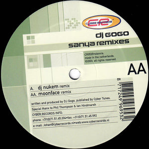 DJ Gogo - Sayna Remixes (12")