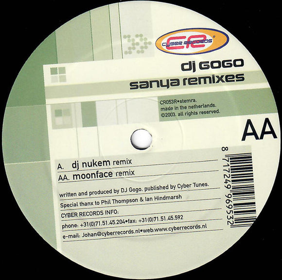 DJ Gogo - Sayna Remixes (12