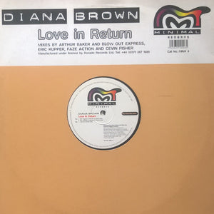 Diana Brown - Love In Return (2x12", Promo)