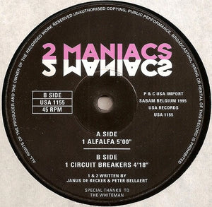 2 Maniacs - Alfalfa / Circuit Breakers (12")