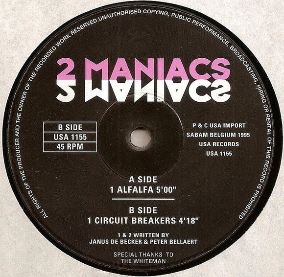 2 Maniacs - Alfalfa / Circuit Breakers (12