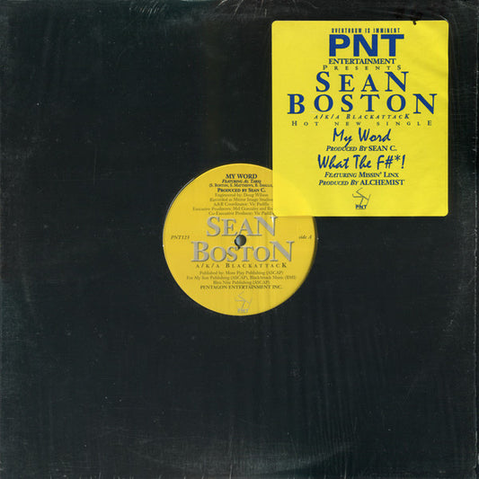 Sean Boston a/k/a Black Attack - My Word (12")
